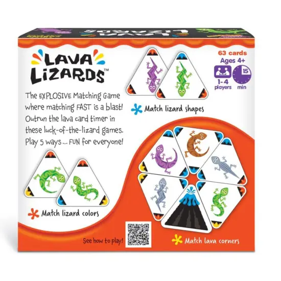 Lava Lizards&trade; Three Corner&trade; Card Game, Pack of 3 {4}