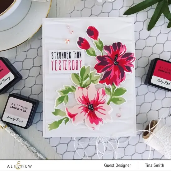 Ribbon Waves 3D Embossing Folder {2}