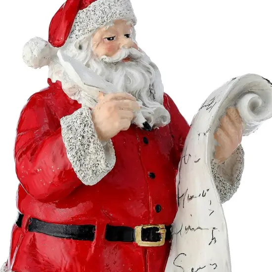 10" Santa Checking His List Twice {3}