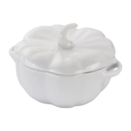 STAUB Ceramic 24-oz Pumpkin Cocotte {4}