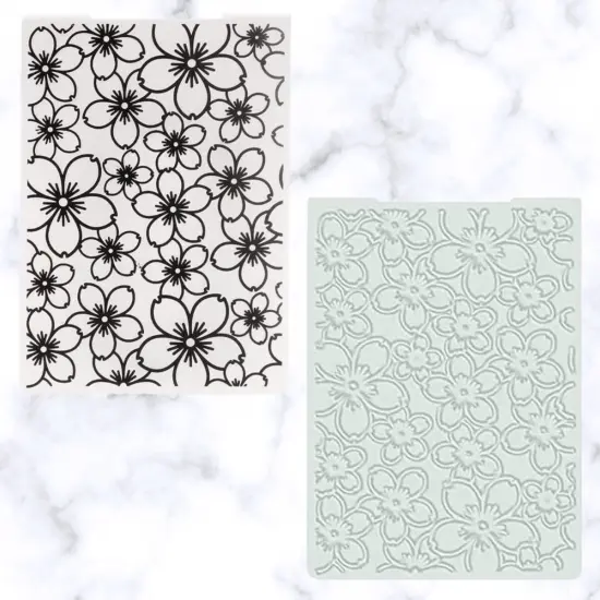 Flower Plastic Folder Embosser Fondant Embosser Paper Embosser {1}