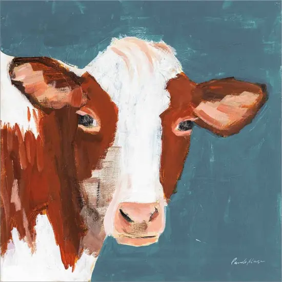 Rusty Blue by Pamela Munger 13" x 13" Framed Wall Art {2}