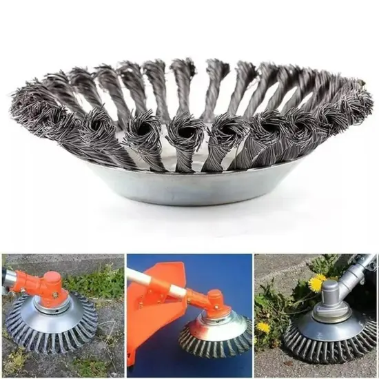 Replacement Steel Wire Brush Cutter Trimmer Head for Garden Weed and Grass {4}