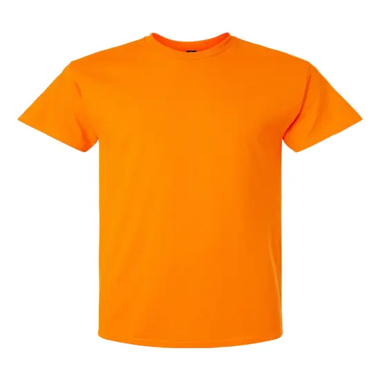 Gildan&reg; Ultra Cotton Short Sleeve Crew-Neck T-Shirt Safety Orange {1}