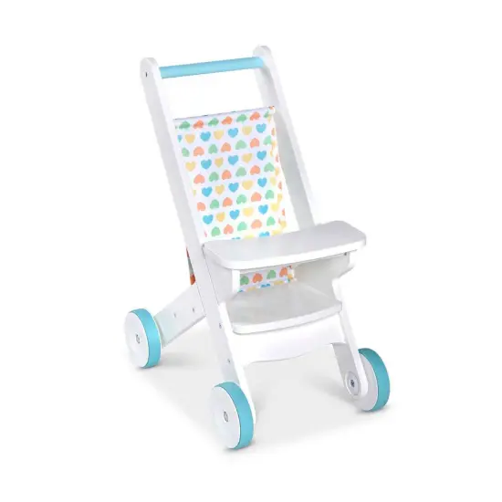 Mine to Love Wooden Play Stroller {1}