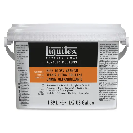 Liquitex Acrylic Varnish - High Gloss, 1.89 L, Bucket {1}