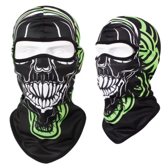 Kitcheniva Balaclava Halloween Skull Face Motorcycle Mask {1}
