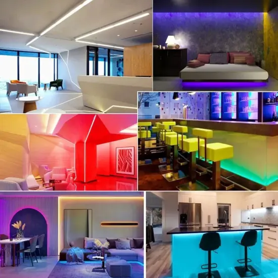 Kitcheniva DC12V 528 LEDs/M High Density LED Light Strip Ice blue {6}