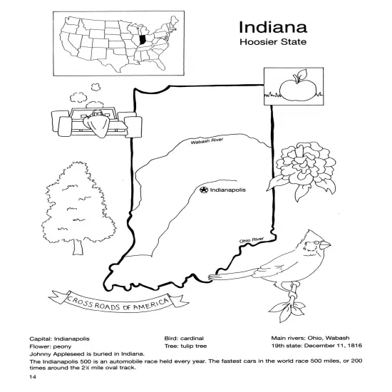 United States Coloring Book-Softcover {4}
