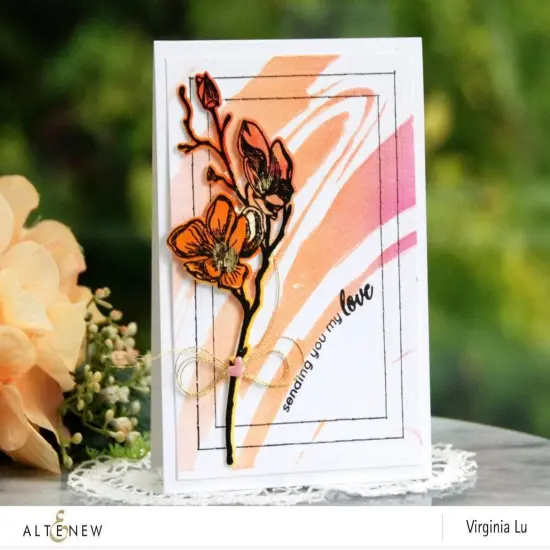 Liquid Marble Stencil {2}