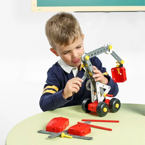 Mecaniko, Vehicle Building Set, 81 Pieces {2}