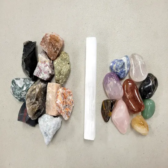 20 PIECES Healing Crystal Starter Set {2}