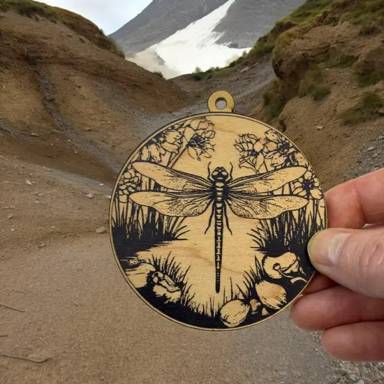Ornament - Black - Dragonfly Garden {6}