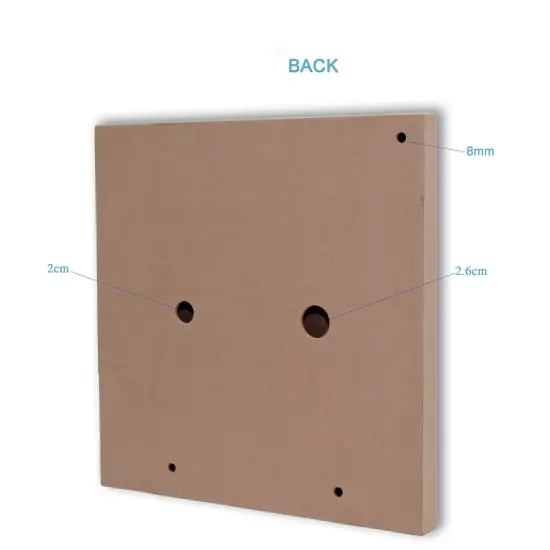 Little Birdie MDF Lightweight Art Panel 12"X12"-12"X12" {5}