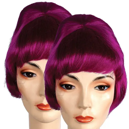 Spitcurl Bright Purple Wig {2}