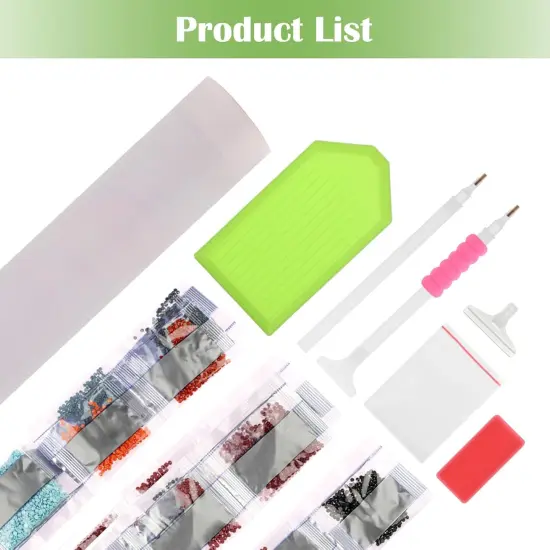 DIY 5D Diamond Art Painting Kits for Adults Diamond Art Scenery Waterfall Flower Diamond Art Painting Full Drill Crystal Rhinestone Embroidery Craft Kits for Home Wall Decor Gifts, 12x16inch {4}