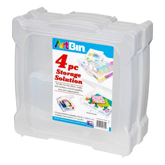 ArtBin 4-Piece Storage Solution-Stackable {2}