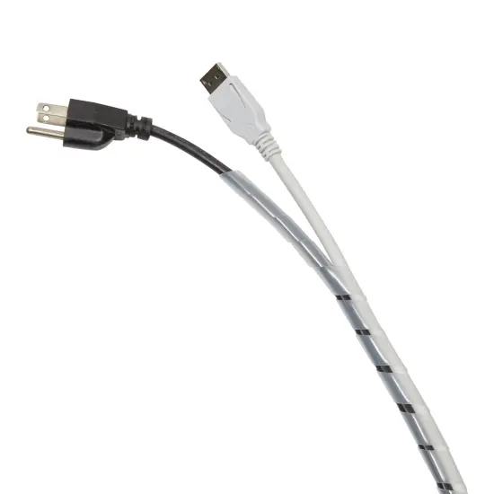 Clear Spiral Cable Wrap for Cables, Expandable Wire Organizer (20 Meters) {2}