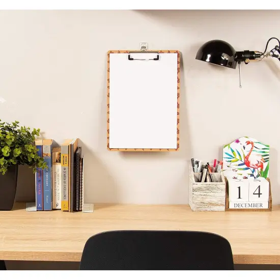 20-Pack Mountable Clipboard Clips with Screws - 4 inch Metal Clamp with Rubber Grip and Hanging Hole for Office, School, Classroom (Silver) {3}