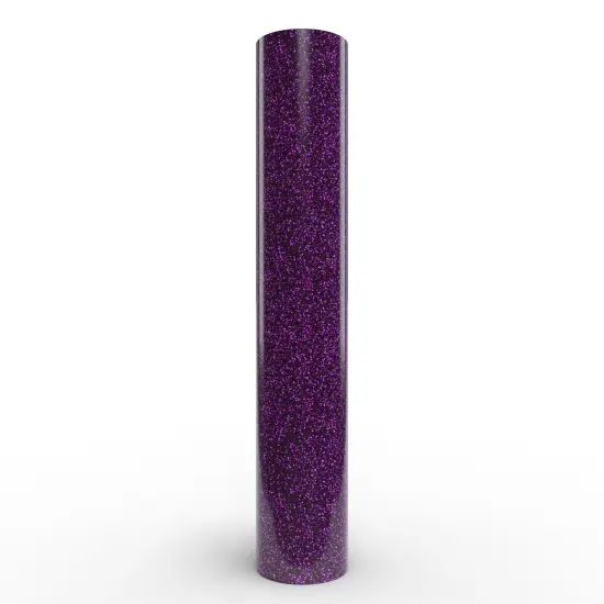 Siser&reg; Glitter Heat Transfer Vinyl, 11.8" x 60" Eggplant {1}