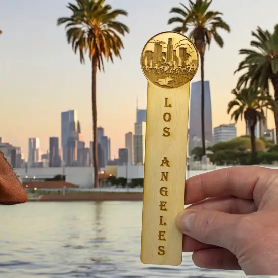 Bookmark - Los Angeles - Birch wood {6}