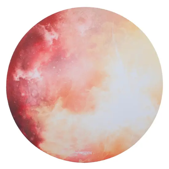 Insten Galaxy Mouse Pad Round Mars, Non Slip Rubber Base, Smooth Surface Mat, For Home Office Gaming Yellow {1}