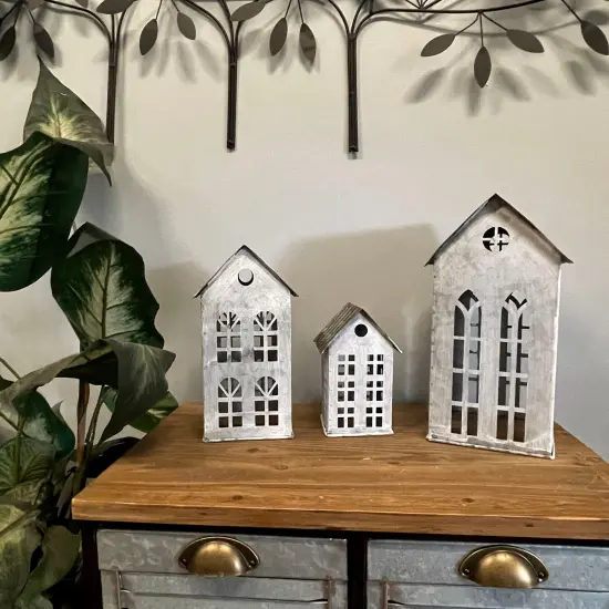 Rustic Metal Windmill Stake &ndash; Farmhouse Garden Decor, 24" Diameter {7}