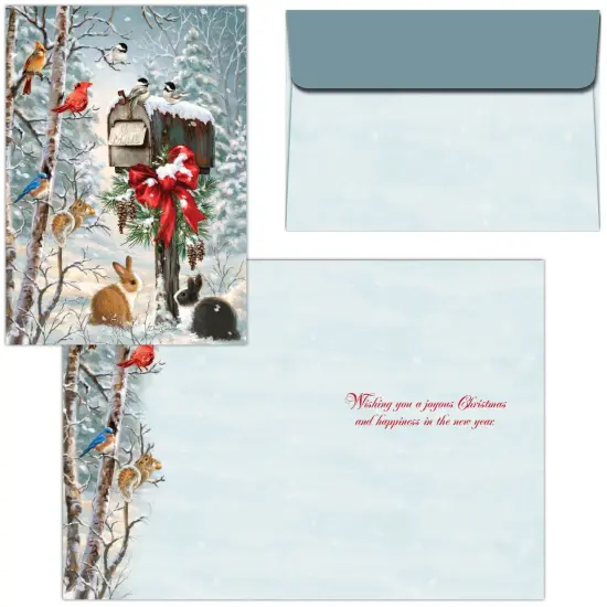 Christmas Tidings -16 Boxed Christmas Cards {1}