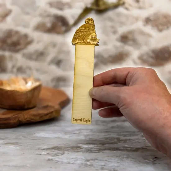 Bookmark - Capitol Eagle - Birch wood {5}