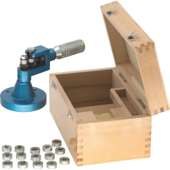 Ring Stretcher Tool, 16 Rollers & Wood Box to Resize & Enlarge Stone Set Jewelry {1}