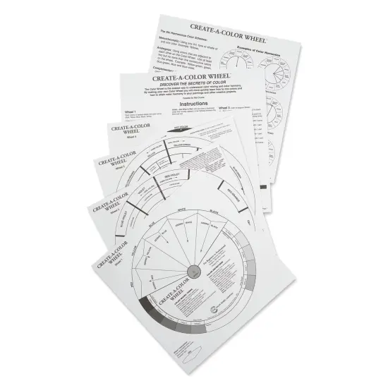 Create-a-Color Wheel Pack - Black/White, Pkg of 10 {1}