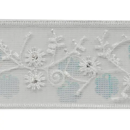 5 Yards of Odette 1-1/2" Embroidered and Sequined TapeTrim | 5 yard cut {2}