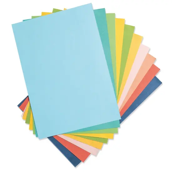 Sizzix Surfacez A4 Cardstock 40/Pkg-Summer Colors {3}