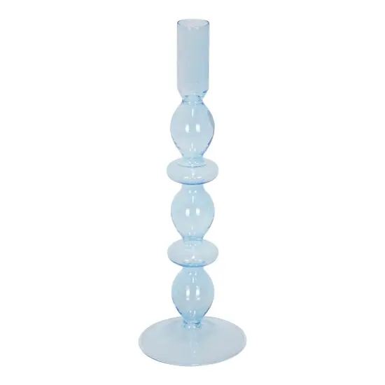 Glass Candle Holder Pink {2}