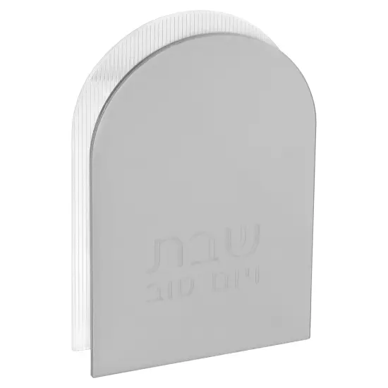 Engraved Mirror and Lucite Dome Matchbox Silver {2}