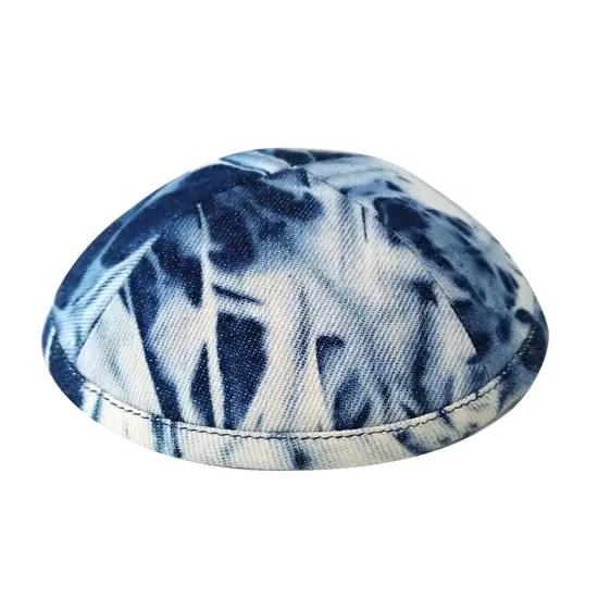 Kippah Tie Dye Denim {1}