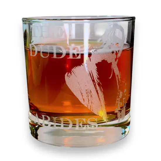 Rocks Glass - The Dude Abides - Double Old Fashioned {1}