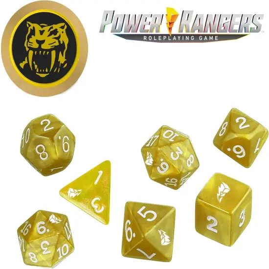 Power Rangers Roleplaying Game Dice- Yellow {3}