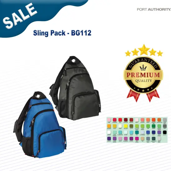 Port Authority&reg; Sling Pack Dark Slate {2}