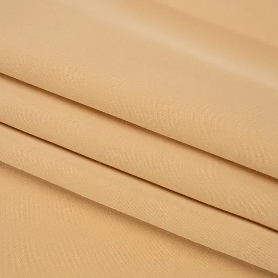1 Yard Silk 4 Ply Crepe Toasted Beige Silk Fabric for Luxury Gowns, 44 Inches Width {4}
