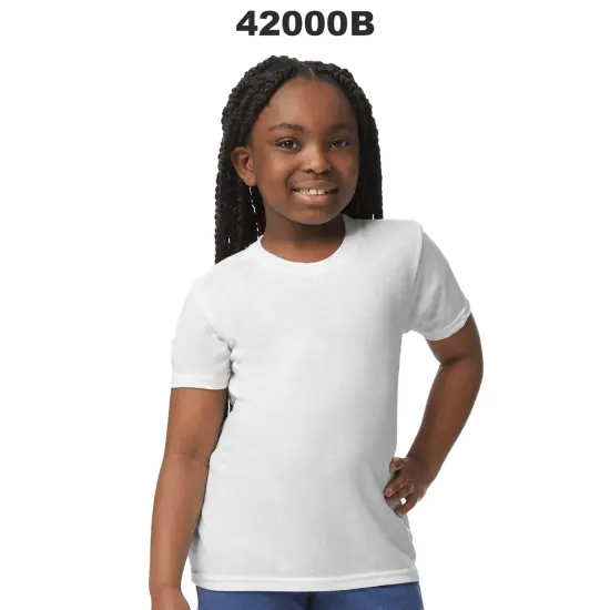 Gildan&reg; Performance Youth Crewneck Short Sleeve T-Shirt Navy {3}