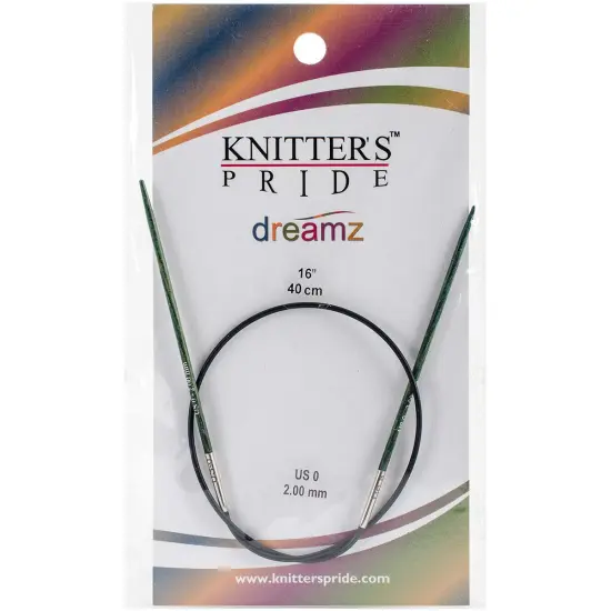 KnitPro-Dreamz Fixed Circular Needles 16"-Size 0/2mm {1}