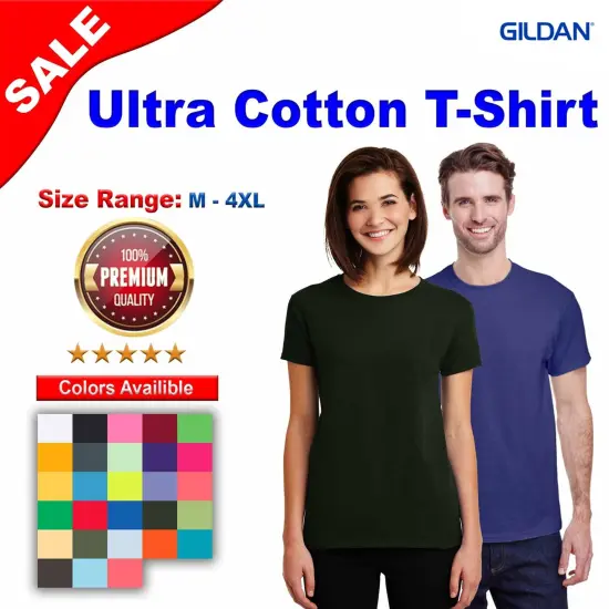 Gildan&reg; Ultra Cotton Short Sleeve Crewneck T-Shirt Red {2}