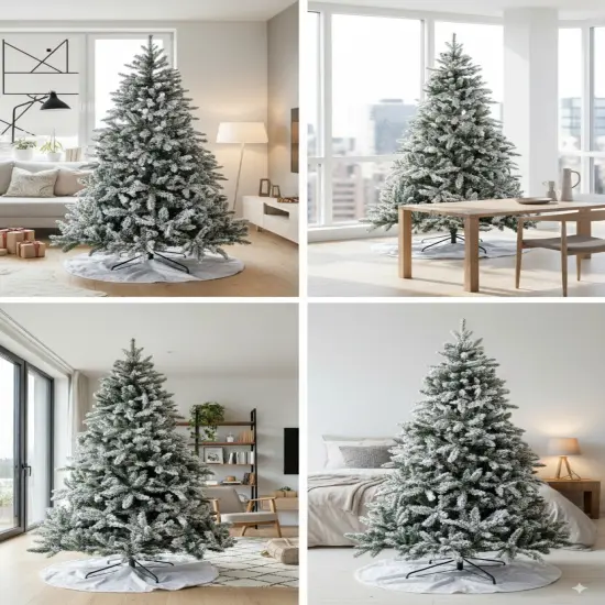 Perfect Holiday Alpine Spruce Artificial Christmas Tree {2}