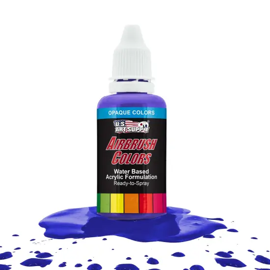 Sapphire Blue, Opaque Acrylic Airbrush Paint, 1 oz. {1}