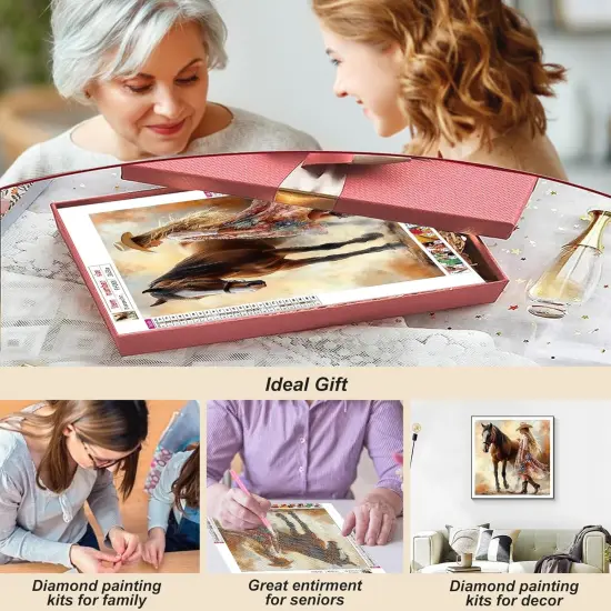 Large 5D DIY Sunset Diamond Painting Kits for Adults {3}