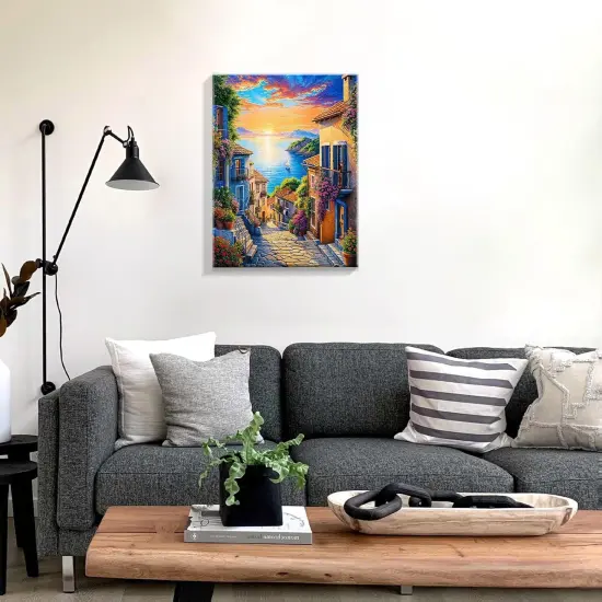 12x16 Inch Paint by Number with Easel Oil Painting Kits for Gift Home Wall Decor {4}