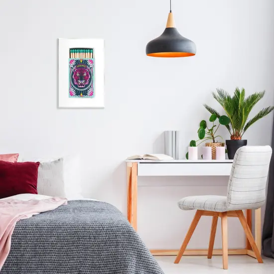 Stupell Industries Tiger Glam Brand Matches Wall Plaque By Amanda Greenwood {2}