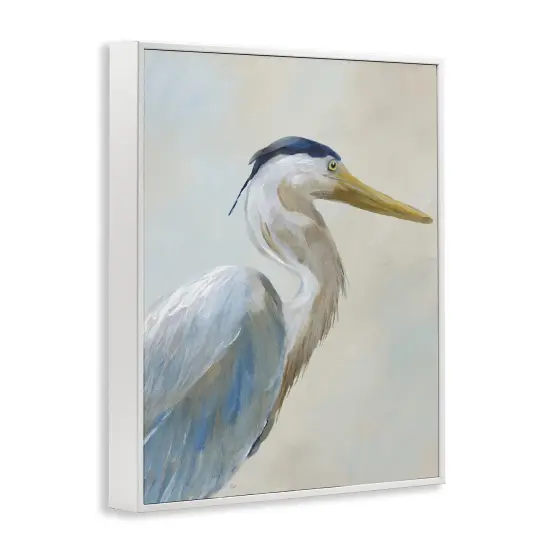 Stupell Industries Heron Looking Right Portrait Framed Giclee By Nan {3}