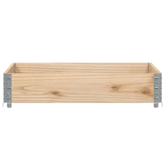 vidaXL Garden Planter 39.4x39.4 Solid Pine Wood {3}